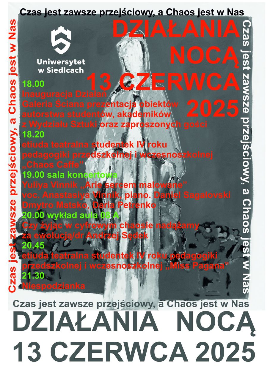 Plakat z programem wydarzenia