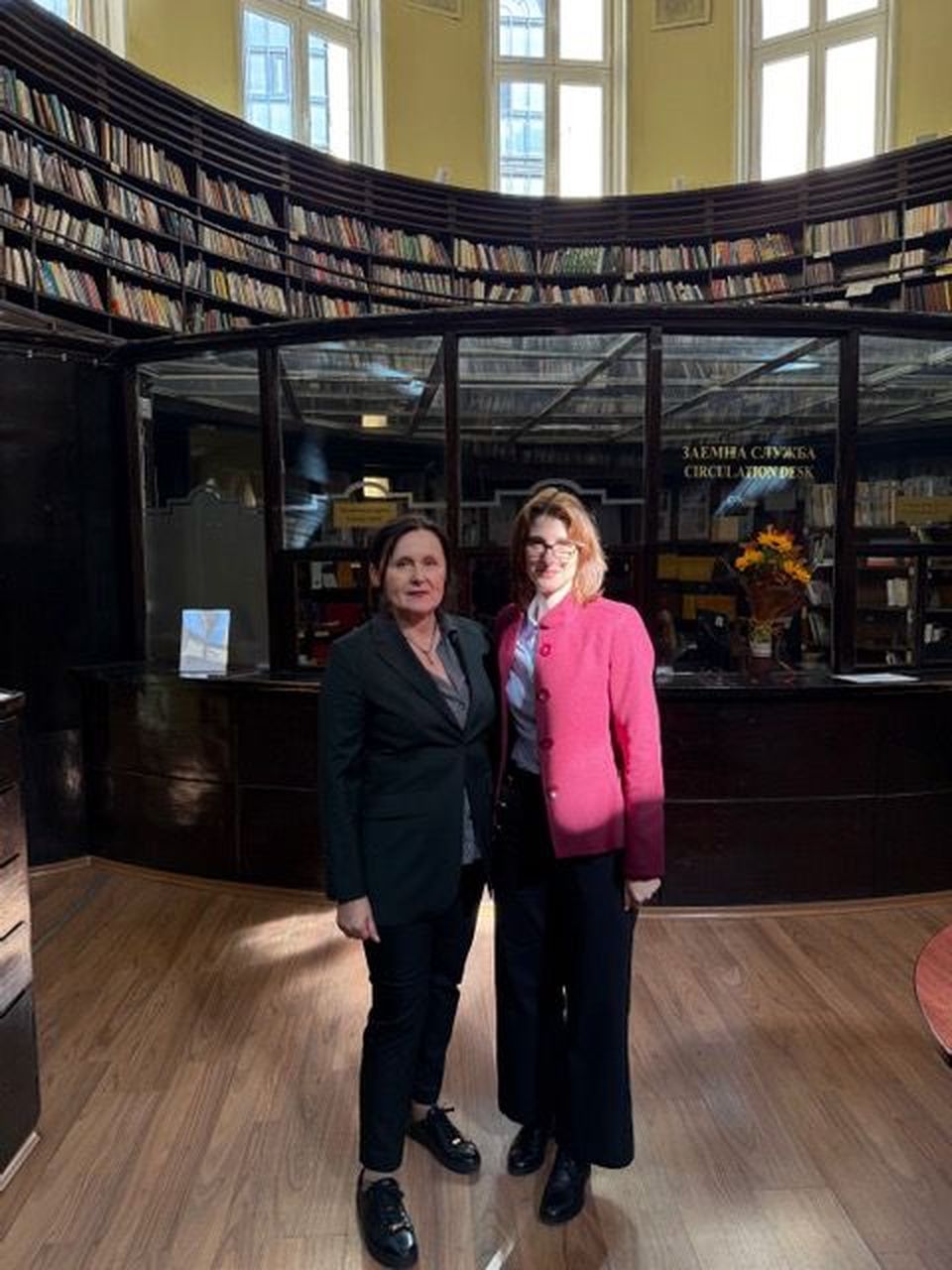 Pani Dyrektor IP z przedstawicielką z Sofia University St. Kliment Ohridski